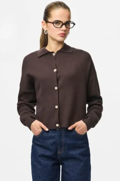 Online Cardigan pcJassy LS Polo Knit Dame Trøjer & Cardigans