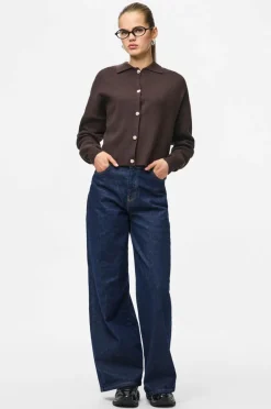 Online Cardigan pcJassy LS Polo Knit Dame Trøjer & Cardigans