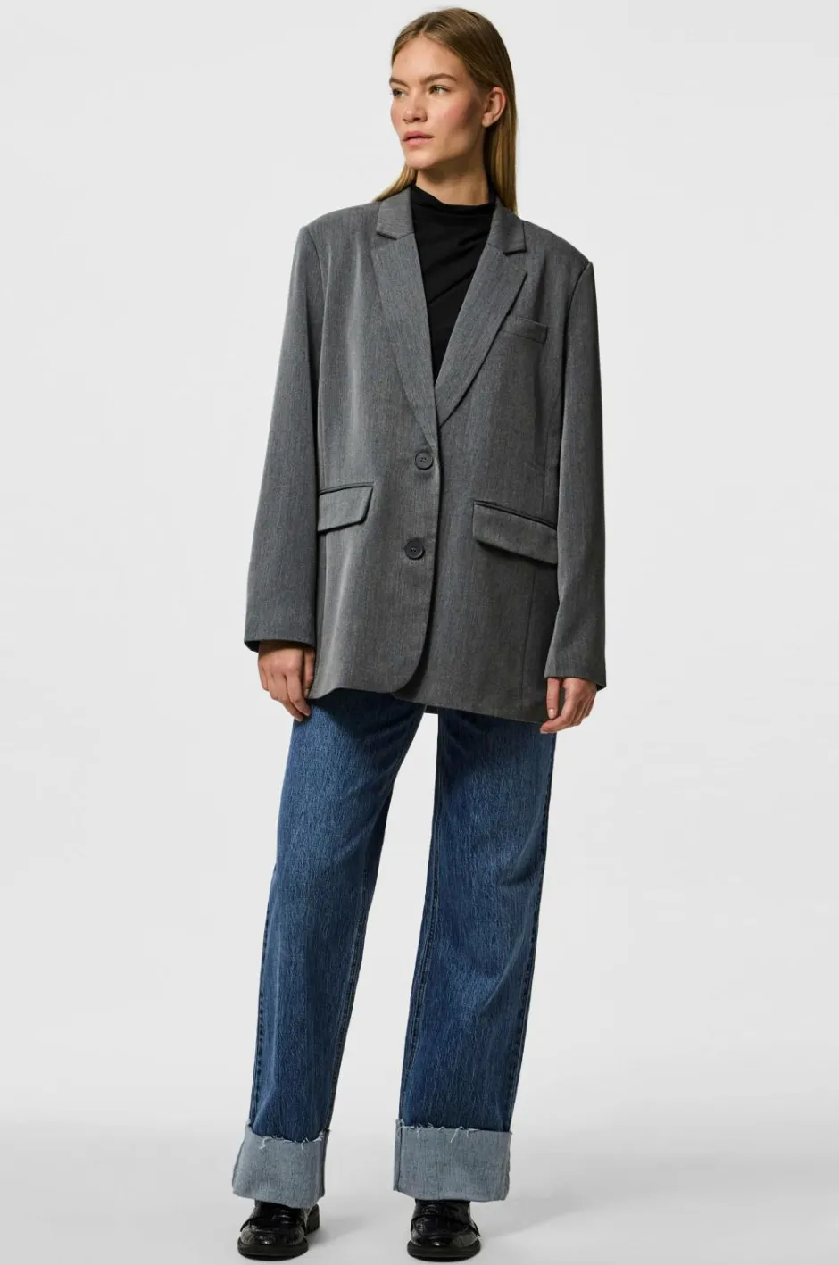 pieces Habitjakke pcKamil LS Loose Blazer Noos BC^Dame Blazere & Veste