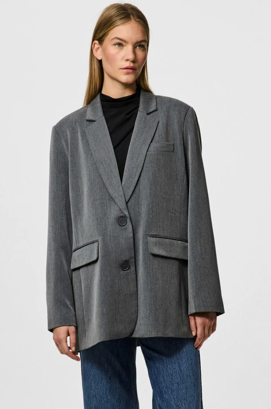 pieces Habitjakke pcKamil LS Loose Blazer Noos BC^Dame Blazere & Veste