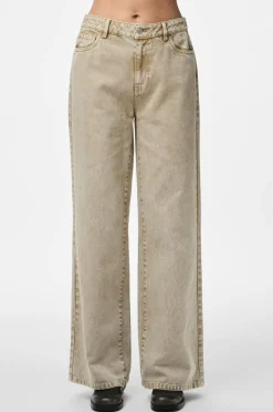 Discount Jeans pcFay MW Wide Dame Jeans
