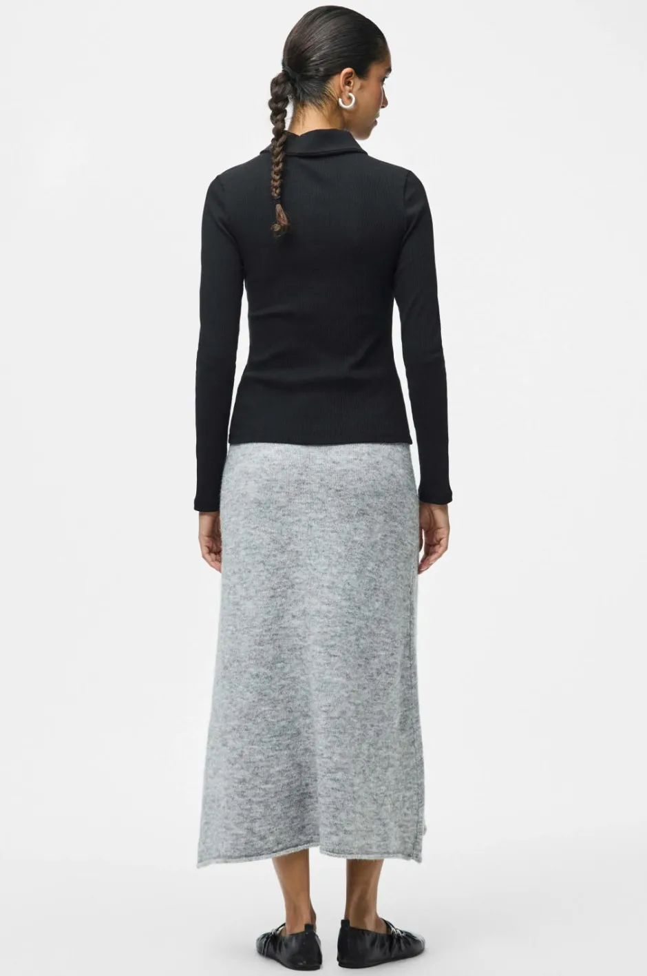 Best Nederdel pcPam HW Ank Knit BC Dame Nederdele