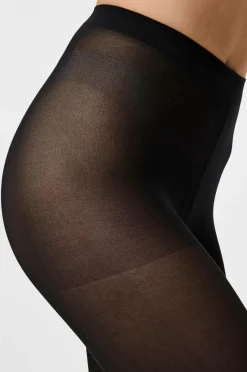 Outlet Strømpebukser pcNew Nikoline 40 Den Tights 2-pak Dame Strømpebukser