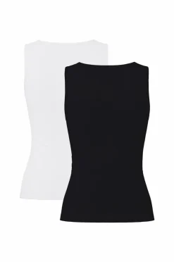 pieces Tanktop pcAmelia 2-pak^Dame Underkjoler & Chemiser