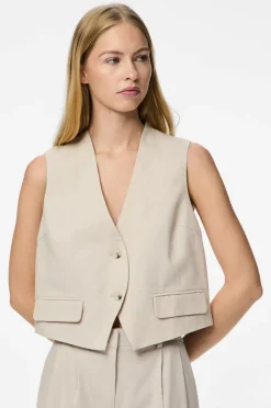 pieces Vest pcTiki Waist Coat^Dame Blazere & Veste