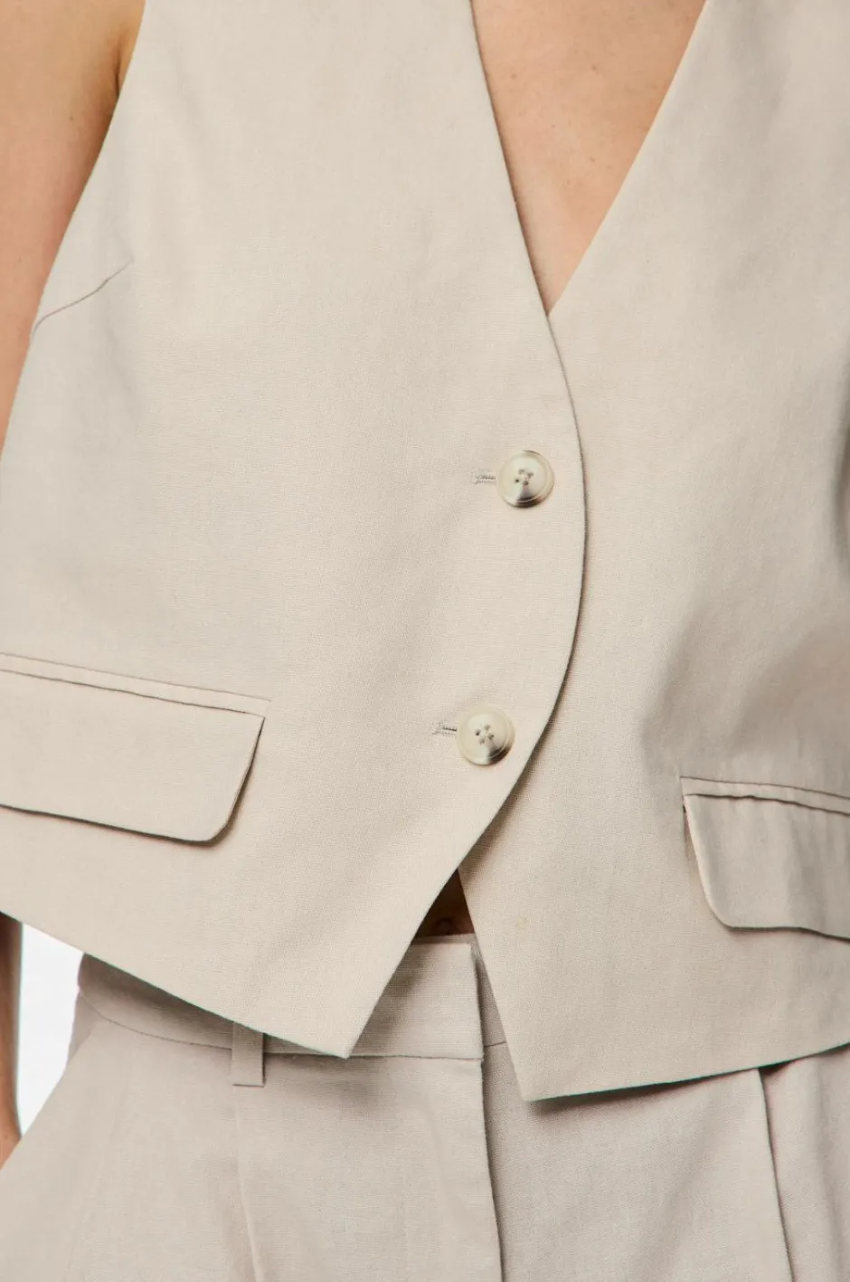 pieces Vest pcTiki Waist Coat^Dame Blazere & Veste