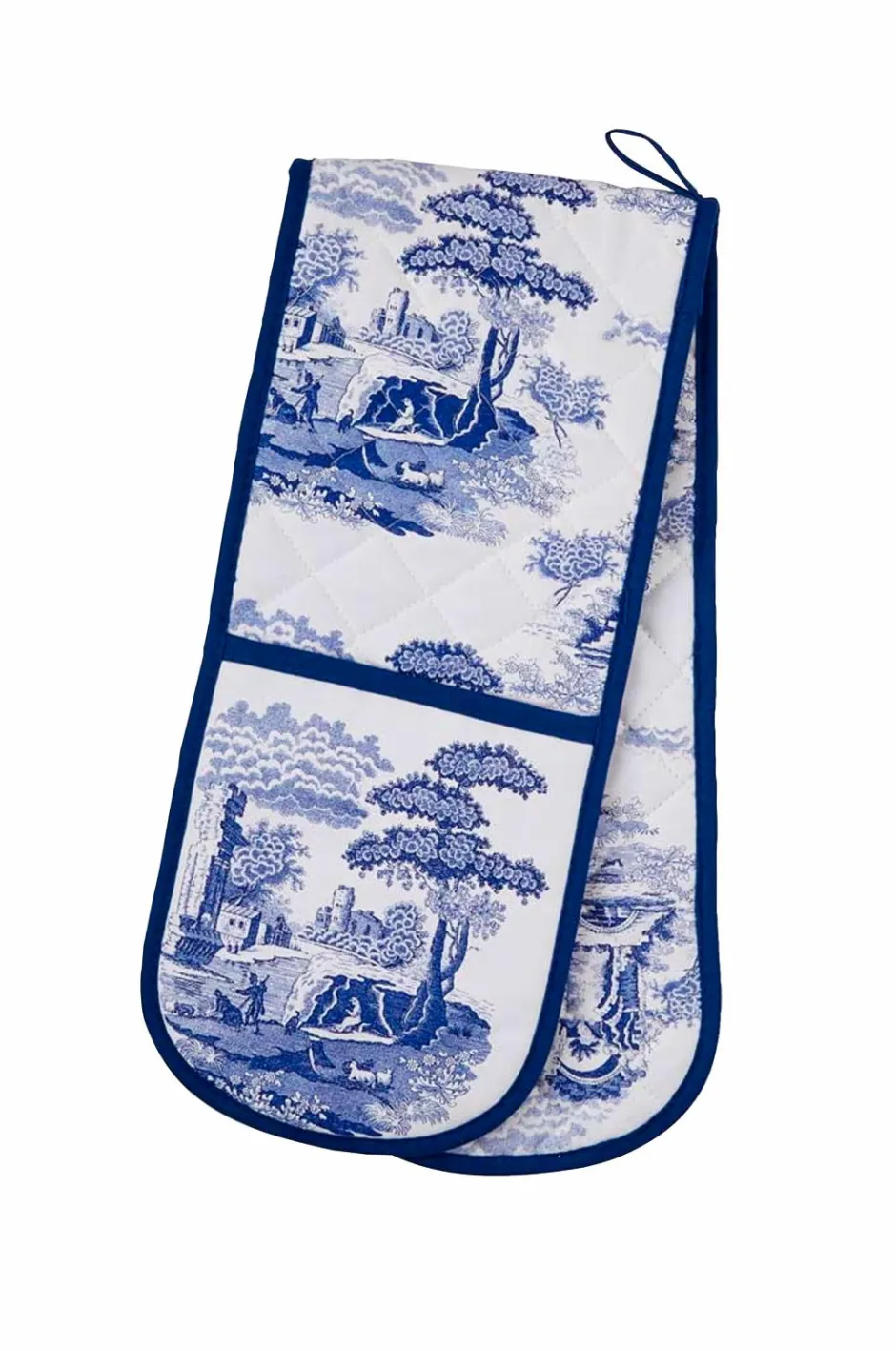 Pimpernel Ovnhandske dobbelt Blue Italian^ Køkkentekstiler