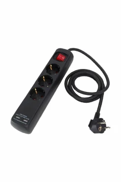 Clearance Stikdåse 3 stik + Usb 1,4 m Lampetilbehør