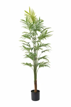 New Kunstig plante Gold Palm Tree large Planter & Blomster