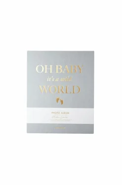 Outlet Fotoalbum baby - Baby it's a Wild World, 21x28 cm Pynteting