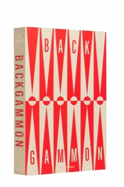 PRINTWORKS Klassisk - Backgammon-kunsten, rød/cremefarvet^ Pynteting