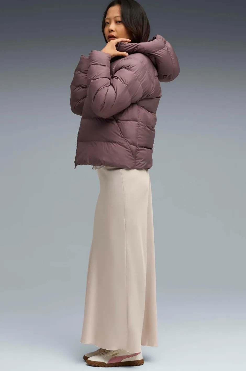 Pufferjakke Mono Hooded Dame Overtøj|Overtøj