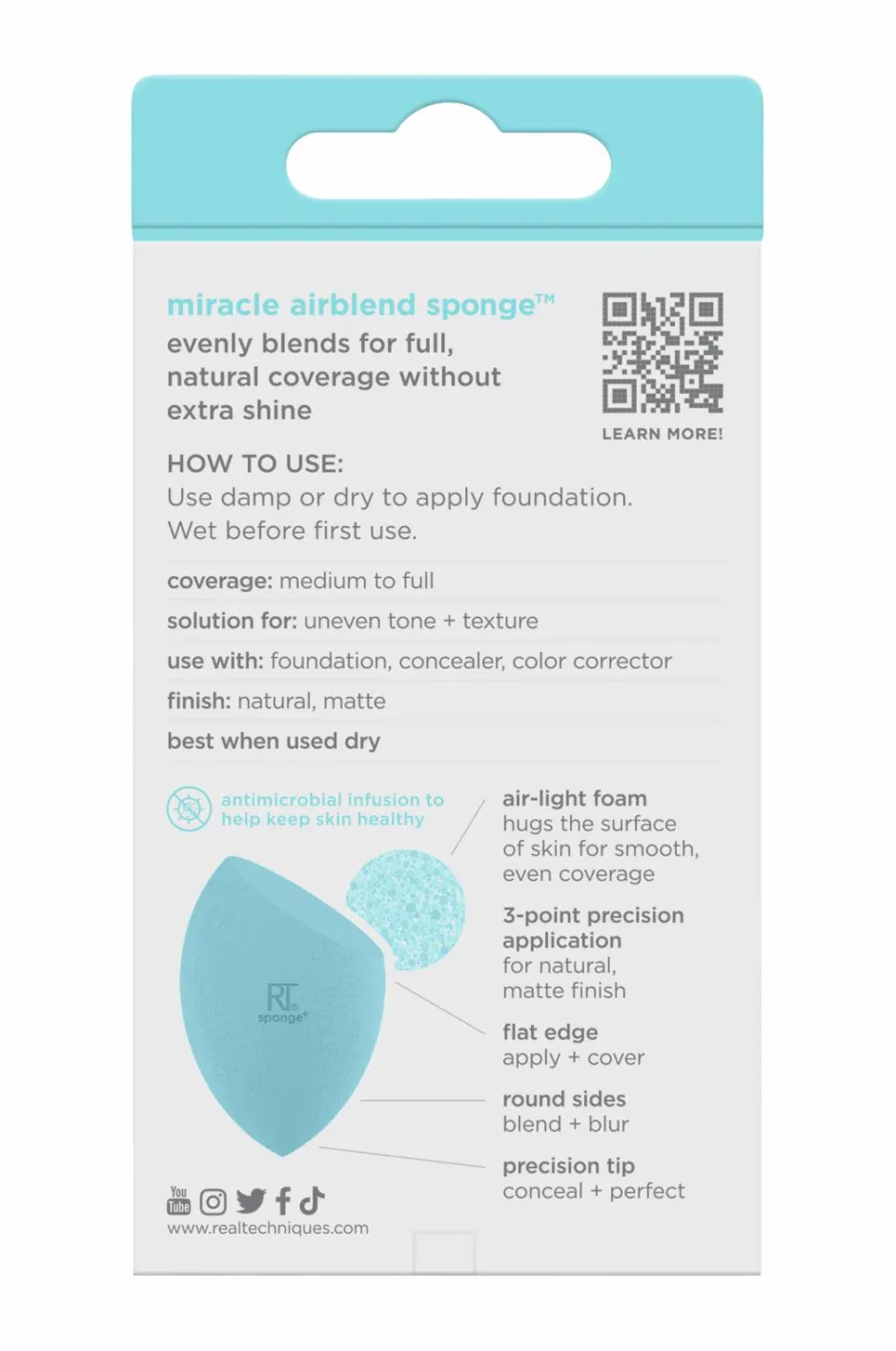 Online Miracle AirBlend Sponge+ Makeupbørster