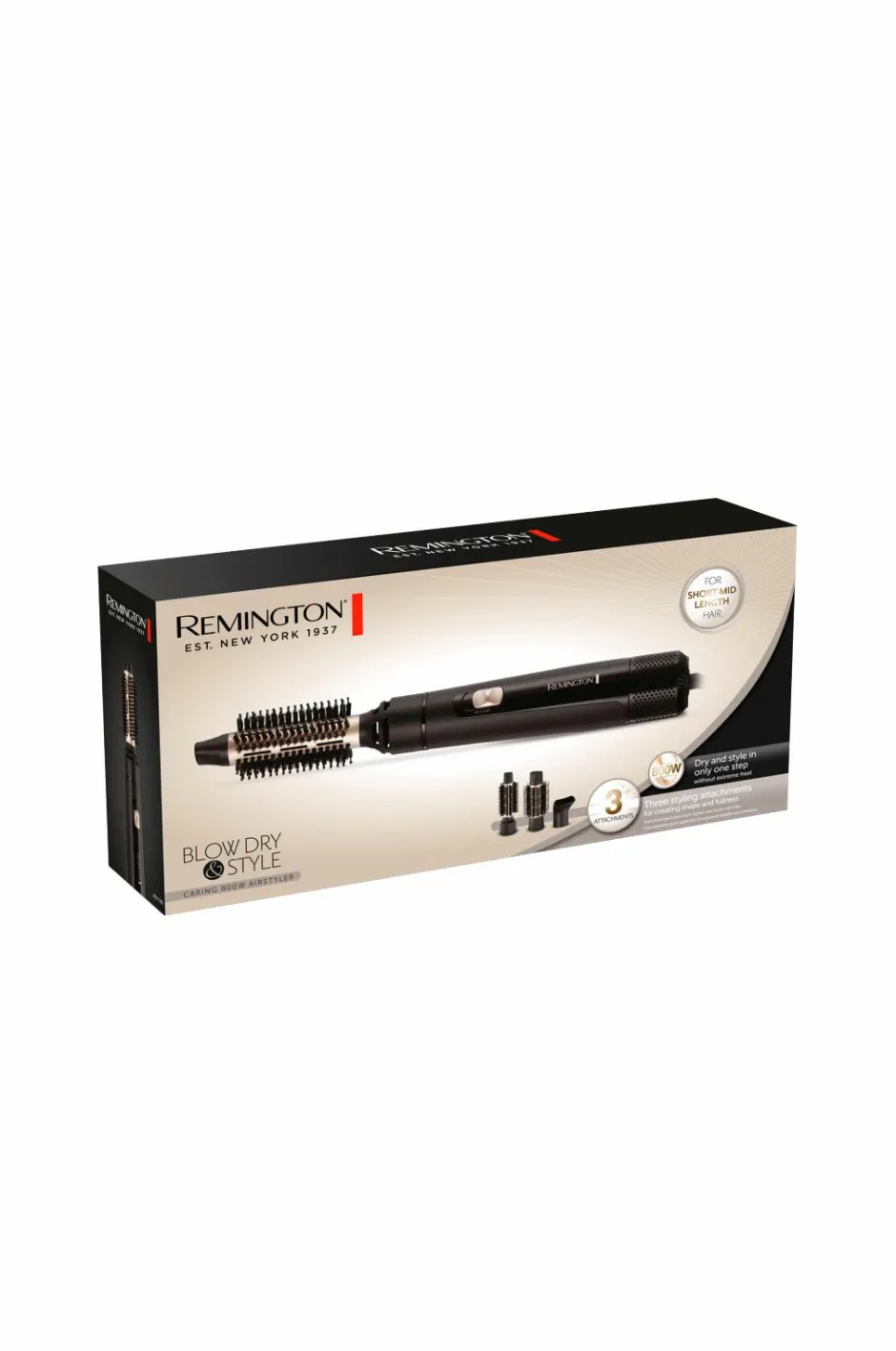 Remington Varmluftsbørste AS7300 Blow Dry & Style 800 W^ Varmeredskaber