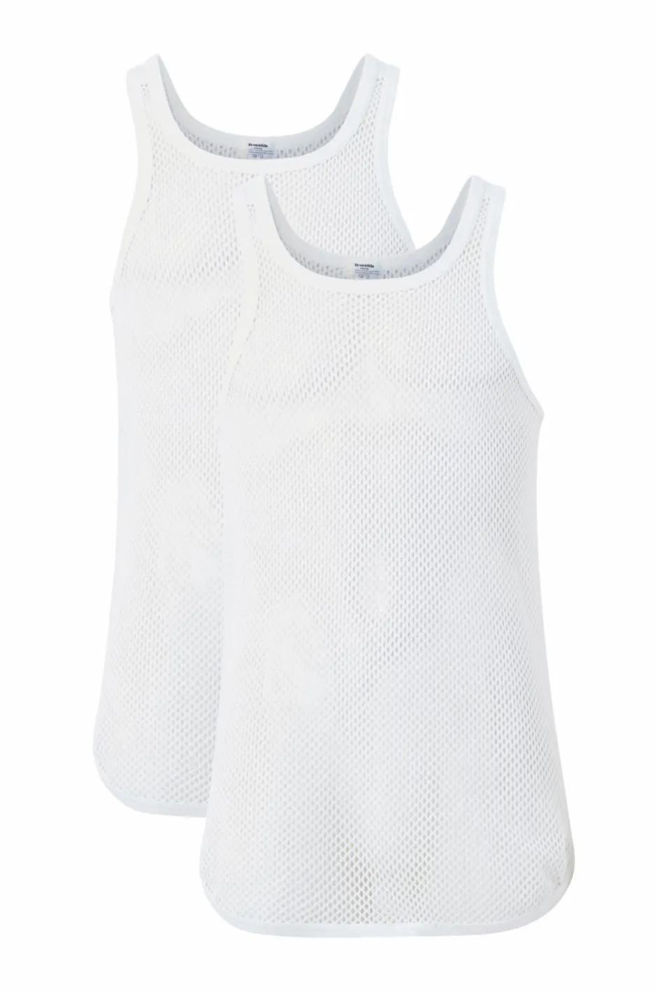 Resteröds Ærmeløs top Net Singlet Cotton 2-pak^ T-Shirts & Tanktoppe