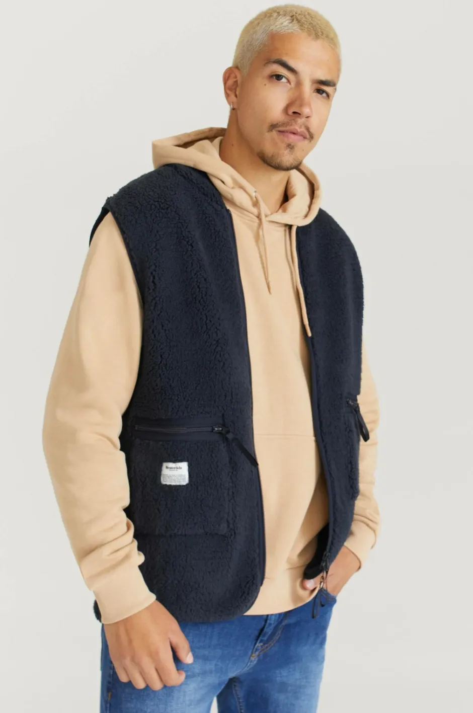 Clearance Vest Fleece Vest Overtøj|Overtøj