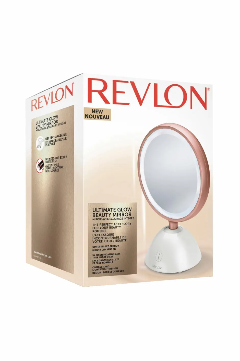 Revlon Make Up-spejl 5x RVMR9029^ Makeup-Tilbehør
