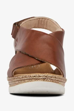 Rieker Sandaler med hæl 61975-24^Dame Højhælede Sko