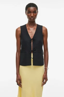 Rouge Edit Linnedvest rouSummer Waistcoat^Dame Blazere & Veste