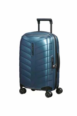 Clearance Kabinekuffert Attrix Spinner 55 Exp Steel Blue Dame Kufferter|Kufferter