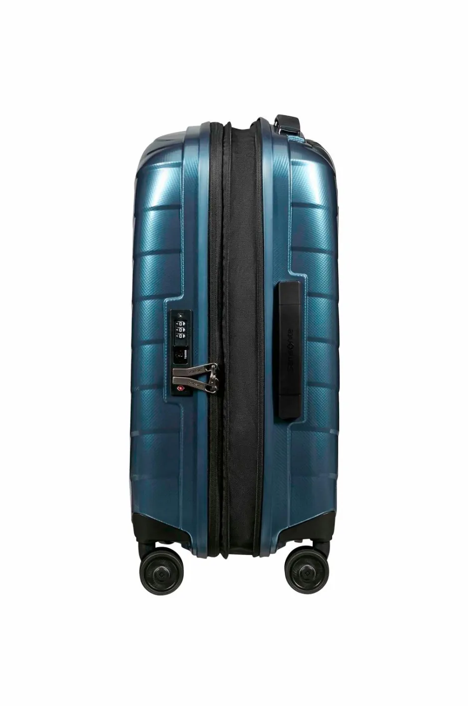 Clearance Kabinekuffert Attrix Spinner 55 Exp Steel Blue Dame Kufferter|Kufferter