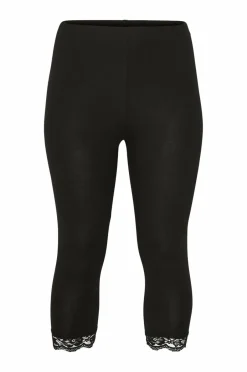 Sandgaard Leggings Oslo Leggings 3/4 With Lace^Dame Tights & Leggings