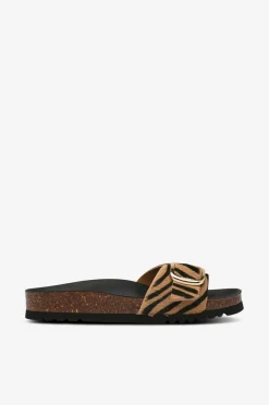 Scholl Iconic Sandaler SL Kathleen Leather Leopard^Dame Sandaler & Sandaler Med Hæl