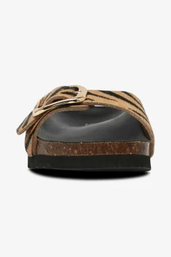 Scholl Iconic Sandaler SL Kathleen Leather Leopard^Dame Sandaler & Sandaler Med Hæl