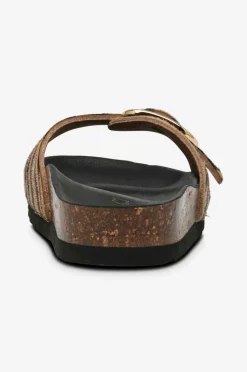 Scholl Iconic Sandaler SL Kathleen Leather Leopard^Dame Sandaler & Sandaler Med Hæl