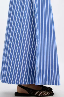 Selected FEMME Maxi nederdel Slffia HW Striped Ankle Slit Skirt^Dame Nederdele