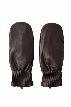 Selected FEMME Tommelhandsker slfOlga Padded Leather Mittens^Dame Handsker & Vanter