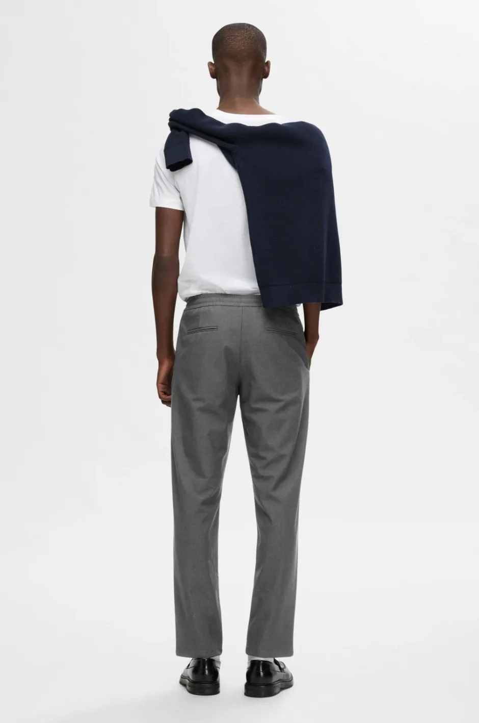 Selected HOMME Bukser Slh196-Straight Robert String Pant^ Bukser