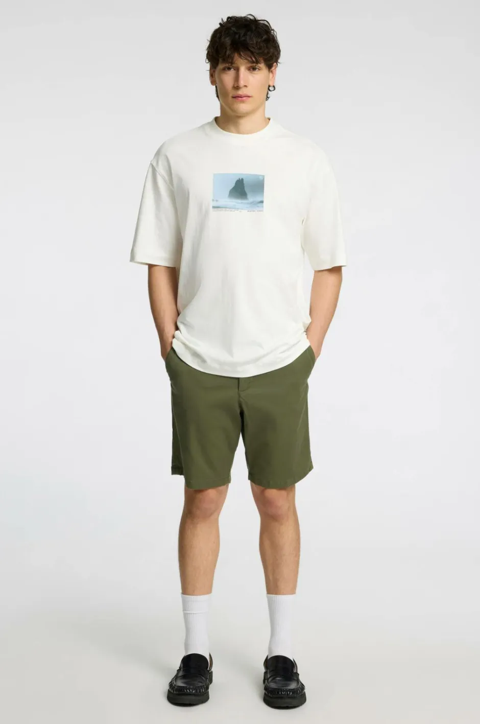 Selected HOMME Chinoshorts slhSlim-Miles Flex Shorts^ Shorts
