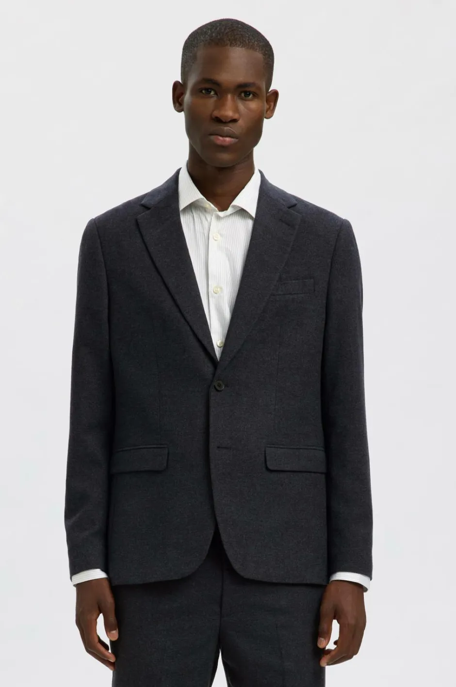 Selected HOMME Habitjakke slhSlim-reed Wool Blz^ Blazere & Jakkesæt