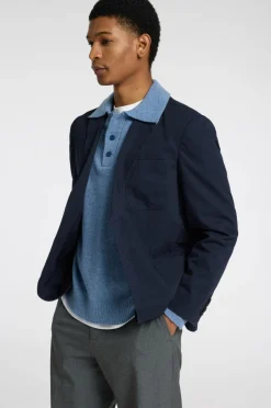 Clearance Habitjakke slhReg-Glen Washed Blz Blazere & Jakkesæt
