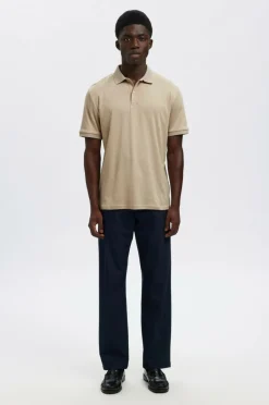 Selected HOMME Poloshirt slhFave Button SS Polo^ Poloshirts