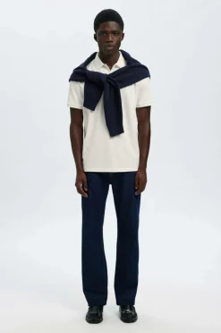 Selected HOMME Poloshirt slhFave Button SS Polo^ Poloshirts