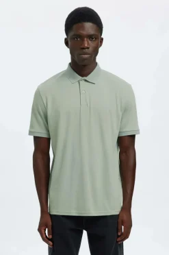 Selected HOMME Poloshirt slhFave Button SS Polo^ Poloshirts