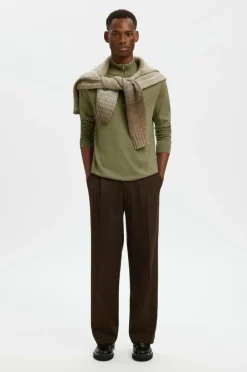 Rullekravetrøje slhBerg Half Zip Cardigan Trøjer