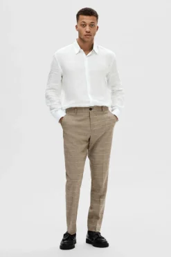 Selected HOMME Skjorte slhRegkylian-linen Shirt LS Classic^ Skjorter