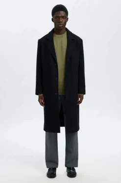 Selected HOMME Trøje Slhdane LS Knit Structure Crew Neck^ Trøjer