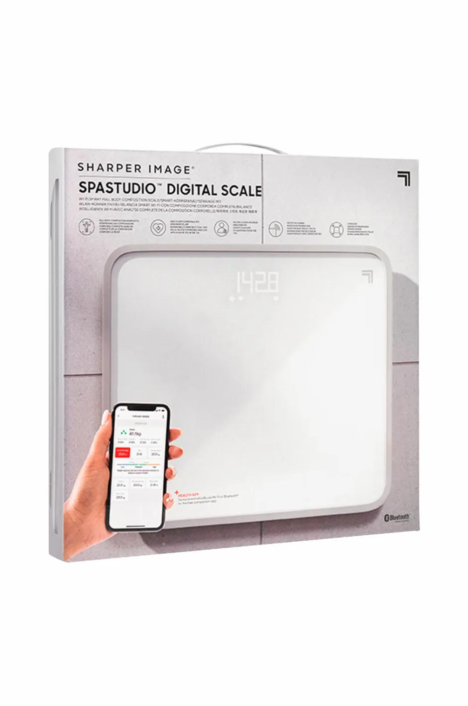 Outlet Bathroom Digital Body Scale LED Makeup-Tilbehør