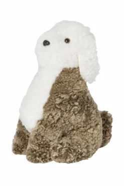 Skinnwille Snowy i fåreskind Curly^Børn Dukker, Figurer & Tøjdyr