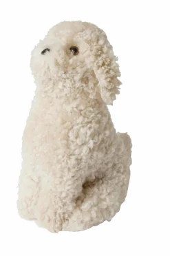Skinnwille Snowy i fåreskind Curly^Børn Dukker, Figurer & Tøjdyr