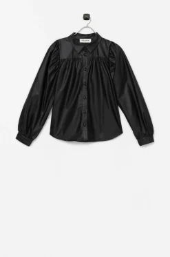 Online Girls Bluse i imiteret læder Børn Bluser