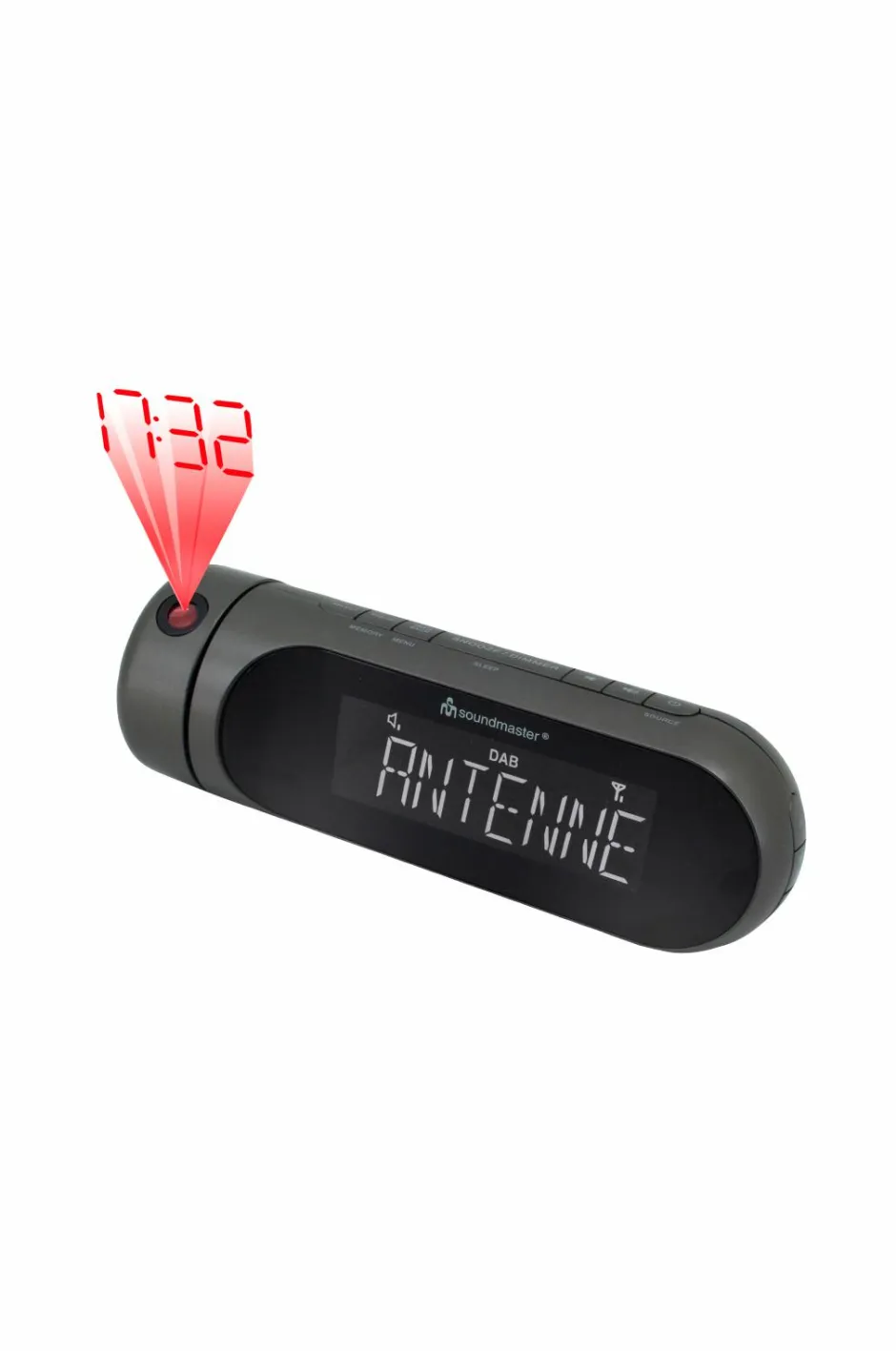 Soundmaster Clockradio DAB+/FM-RDS med projektion^ Tv, Lyd & Det Smarte Hjem
