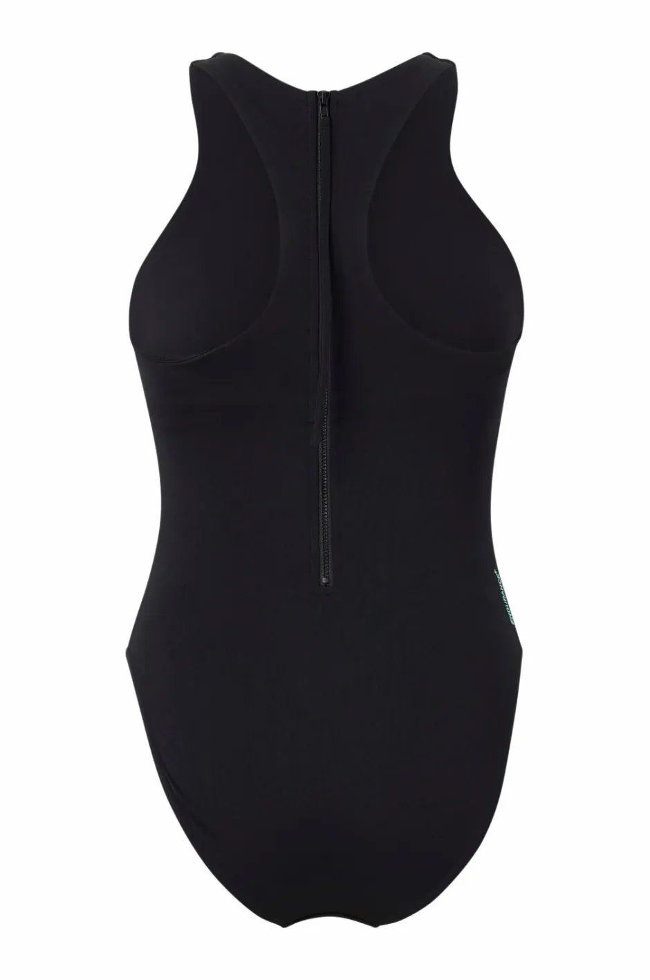 Speedo Badedragt Womens Racer Zip Swimsuit with Built in Swim Bra^Dame Badetøj|Badetøj