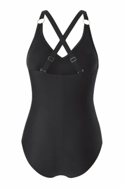Outlet Badedragt Womens Shaping V Neck 1 Piece Dame Badetøj|Badetøj