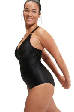 Outlet Badedragt Womens Shaping V Neck 1 Piece Dame Badetøj|Badetøj