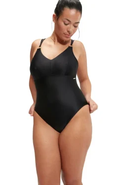 Speedo Womens Shaping Strappy 1 Piece^Dame Badedragter|Badetøj
